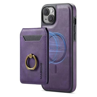 DG-Ming Magking K1 2in1 kotelo iPhone 15 Plus - Violetti