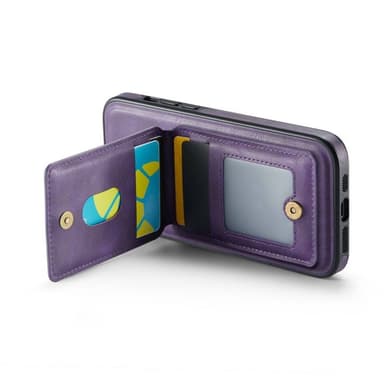 DG-Ming Magking K1 2in1 kotelo iPhone 15 Plus - Violetti