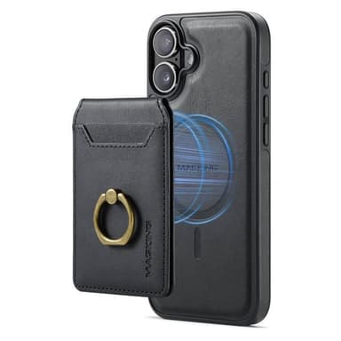 DG-Ming Magking K1 2in1 kotelo iPhone 16 Plus - Musta