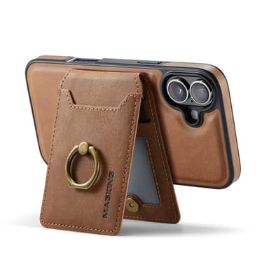 DG-Ming Magking K1 2in1 kotelo iPhone 16 Plus - Ruskea