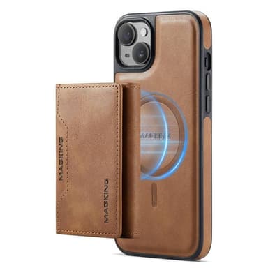 DG-Ming Magking K2 2in1 kotelo iPhone 13 - Ruskea