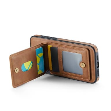 DG-Ming Magking K1 2in1 kotelo iPhone 15 Pro Max - Ruskea