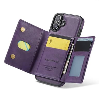 DG-Ming Magking K2 2in1 kotelo iPhone 16 Plus - Violetti