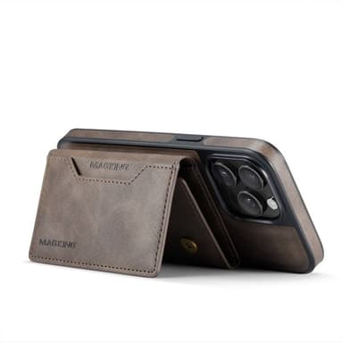 DG-Ming Magking K2 2in1 kotelo iPhone 13 Pro - Coffee