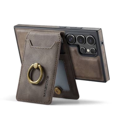 DG-Ming Magking K1 2in1 kotelo Samsung Galaxy S23 Ultra - Coffee