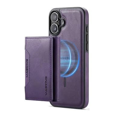 DG-Ming Magking K2 2in1 kotelo iPhone 16 Plus - Violetti