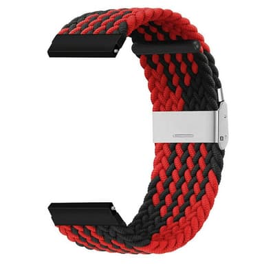 Punottu kellon ranneke Garmin Approach S50 - Punainen/Musta