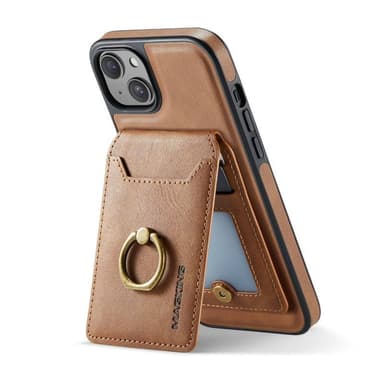 DG-Ming Magking K1 2in1 kotelo iPhone 15 Plus - Ruskea