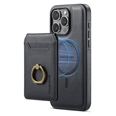 DG-Ming Magking K1 2in1 kotelo iPhone 15 Pro - Musta