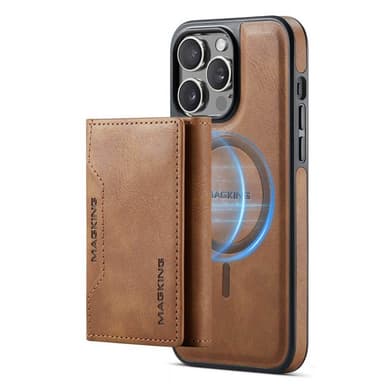 DG-Ming Magking K2 2in1 kotelo iPhone 14 Pro Max - Ruskea