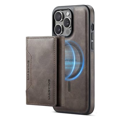 DG-Ming Magking K2 2in1 kotelo iPhone 15 Pro - Coffee