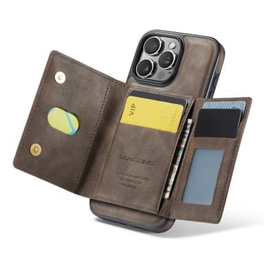 DG-Ming Magking K2 2in1 kotelo iPhone 16 Pro Max - Coffee