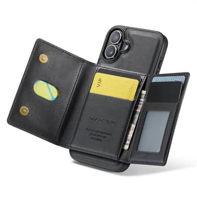DG-Ming Magking K2 2in1 kotelo iPhone 16 - Musta