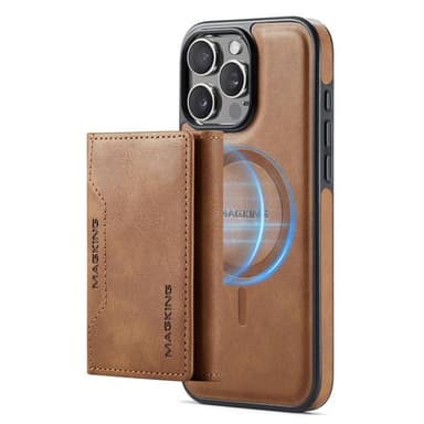 DG-Ming Magking K2 2in1 kotelo iPhone 16 Pro - Ruskea