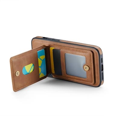 DG-Ming Magking K1 2in1 kotelo iPhone 13 Pro Max - Ruskea