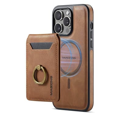 DG-Ming Magking K1 2in1 kotelo iPhone 13 Pro Max - Ruskea