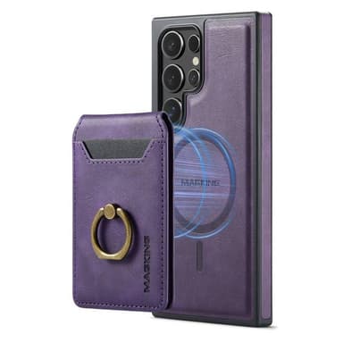DG-Ming Magking K1 2in1 kotelo Samsung Galaxy S24 Ultra - Violetti