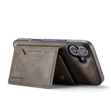 DG-Ming Magking K2 2in1 kotelo iPhone 16 Plus - Coffee