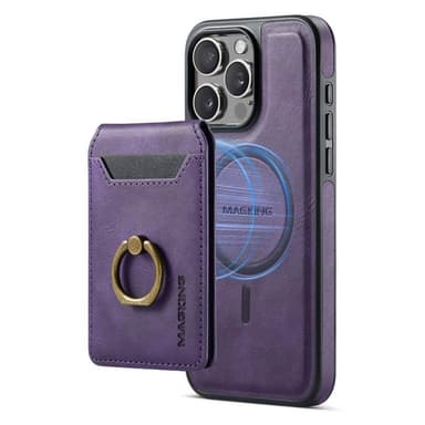 DG-Ming Magking K1 2in1 kotelo iPhone 15 Pro - Violetti