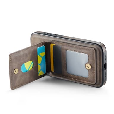DG-Ming Magking K1 2in1 kotelo iPhone 16 Pro Max - Coffee