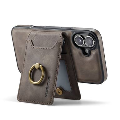 DG-Ming Magking K1 2in1 kotelo iPhone 16 Plus - Coffee