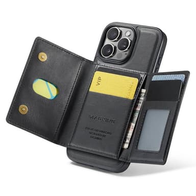 DG-Ming Magking K2 2in1 kotelo iPhone 16 Pro Max - Musta