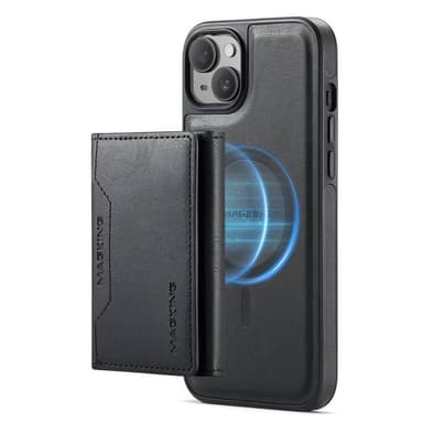 DG-Ming Magking K2 2in1 kotelo iPhone 13 - Musta