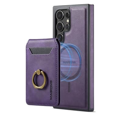 DG-Ming Magking K1 2in1 kotelo Samsung Galaxy S23 Ultra - Violetti