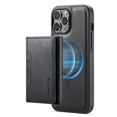 DG-Ming Magking K2 2in1 kotelo iPhone 12 Pro Max - Musta