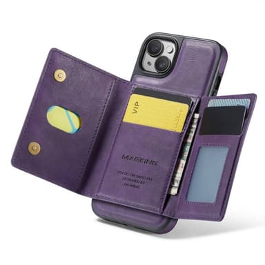 DG-Ming Magking K2 2in1 kotelo iPhone 15 - Violetti