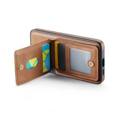 DG-Ming Magking K1 2in1 kotelo Samsung Galaxy S24 - Ruskea