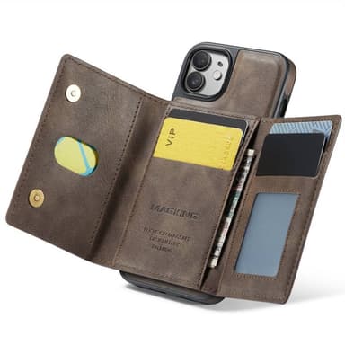 DG-Ming Magking K2 2in1 kotelo iPhone 12 - Coffee