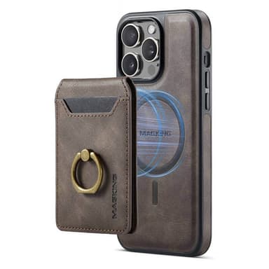 DG-Ming Magking K1 2in1 kotelo iPhone 12 Pro - Coffee