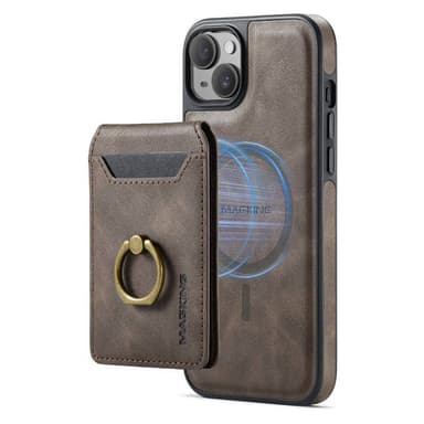 DG-Ming Magking K1 2in1 kotelo iPhone 15 Plus - Coffee