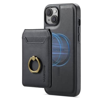 DG-Ming Magking K1 2in1 kotelo iPhone 15 Plus - Musta