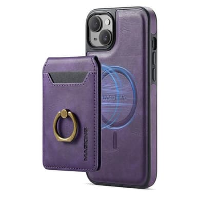 DG-Ming Magking K1 2in1 kotelo iPhone 14 - Violetti
