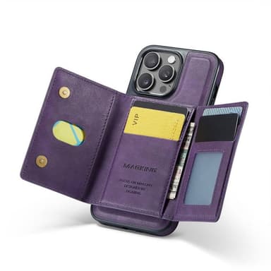 DG-Ming Magking K2 2in1 kotelo iPhone 15 Pro - Violetti