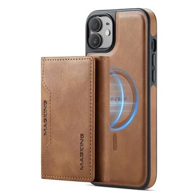 DG-Ming Magking K2 2in1 kotelo iPhone 12 - Ruskea