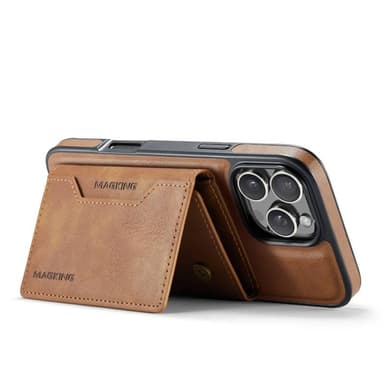 DG-Ming Magking K2 2in1 kotelo iPhone 16 Pro Max - Ruskea