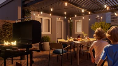 Nanoleaf Essentials Outdoor valoketjun jatkopakkaus NF084E00-20SLO