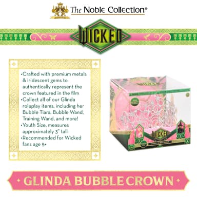 Noble Collection Wicked Bubble Crown lelu (Glinda)