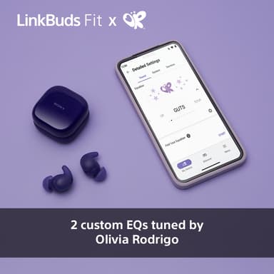 Sony LinkBuds Fit täysin langattomat in-ear kuulokkeet (violetti)