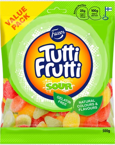 Fazer Tutti Frutti Sour makeissekoitus 403225