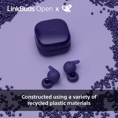 Sony LinkBuds Open täysin langattomat in-ear-kuulokkeet (violetti)