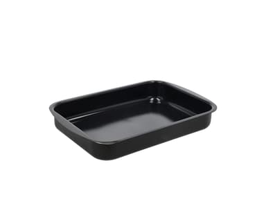 Roasting dish Ceramica 25 x 35 x 6 cm Black Alu/ceramic