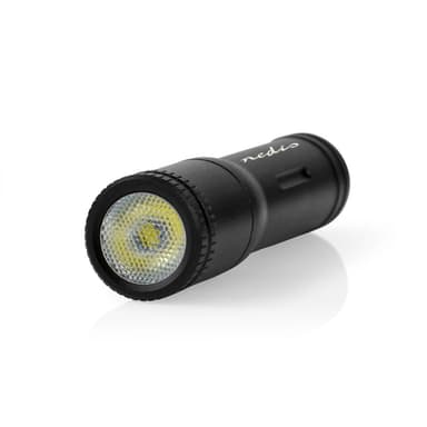 Nedis LED Taskulamppu | Paristokäyttöinen | 1.5 V DC | 3 W | 1x AAA/LR03 | Nimellisvaloteho: 100 lm | Valoalue: 35 m | Säteen kulma: 10 °
