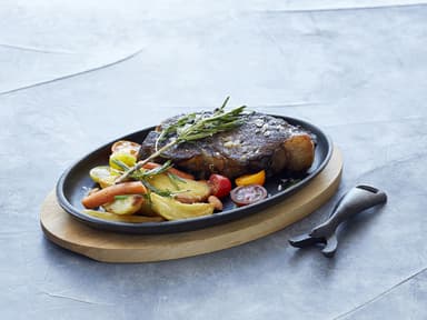 Sizzling platter 27x17,5 Cast iron
