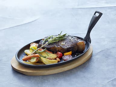 Sizzling platter 27x17,5 Cast iron