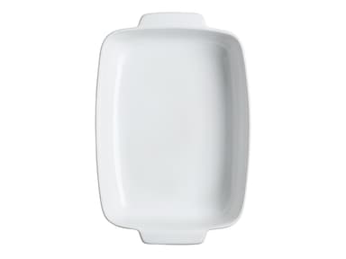 Dish rectangular 25 x 19 cm White Ceramics