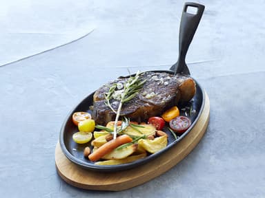 Sizzling platter 27x17,5 Cast iron